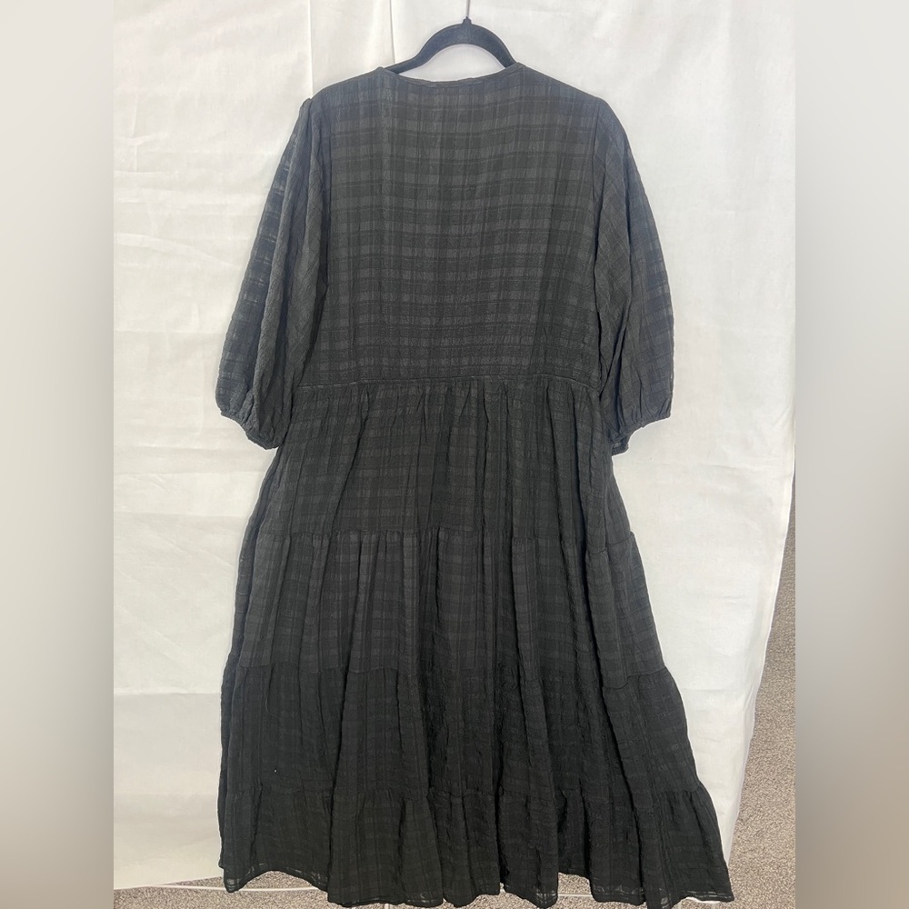 Polagram Black Maxi Dress 1X NWT - Picture 7 of 11